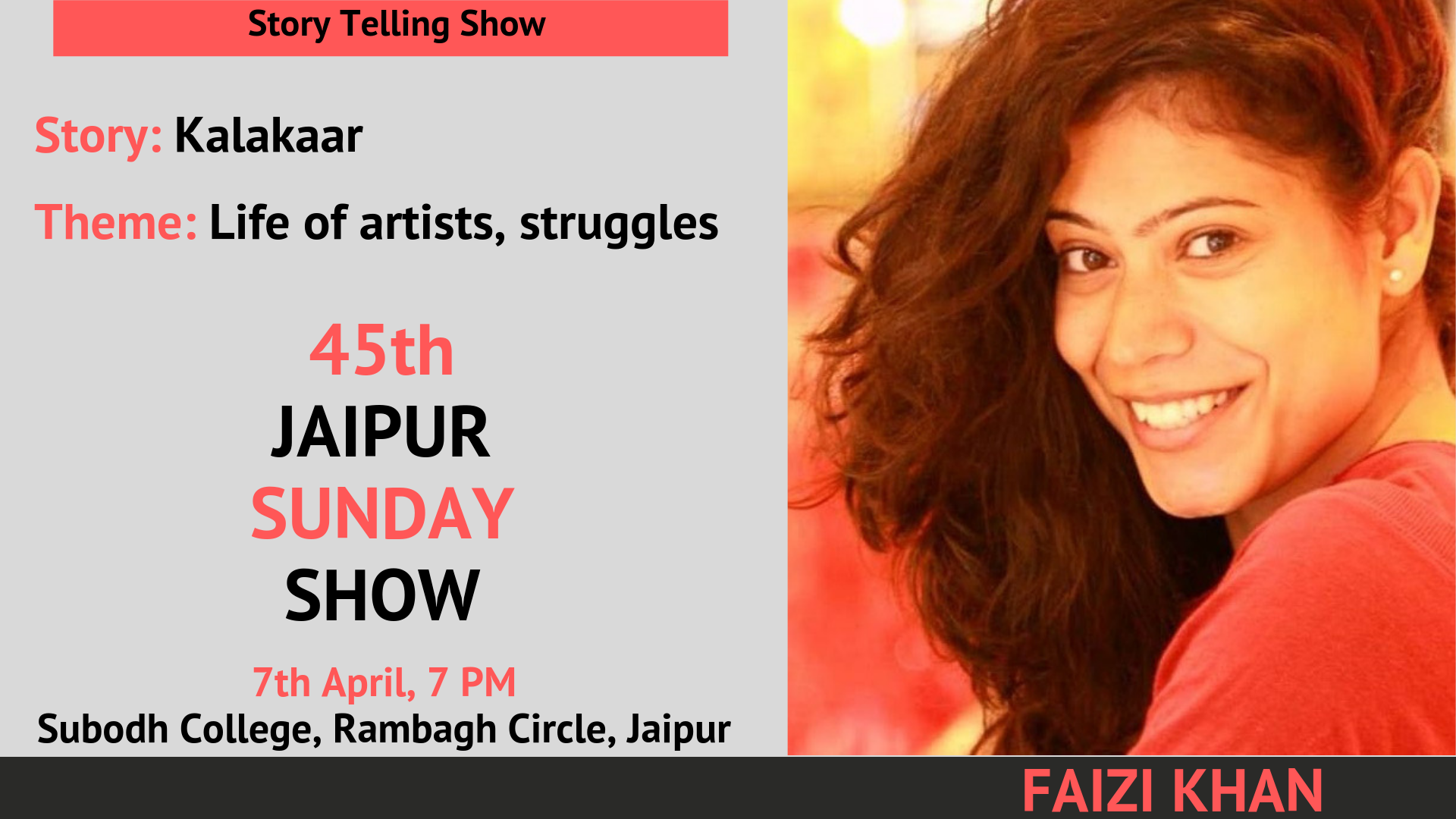 Jaipur sunday show